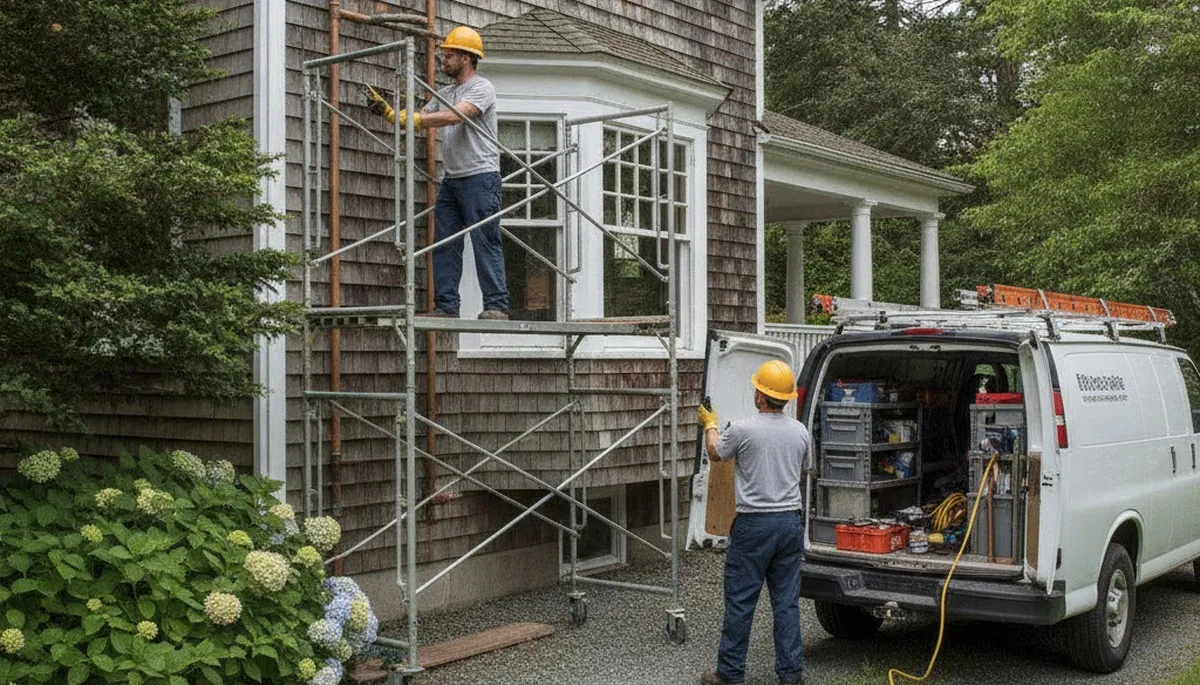 Seattle, WA plumbing repair technician servicing pipes for a residential plumbing business