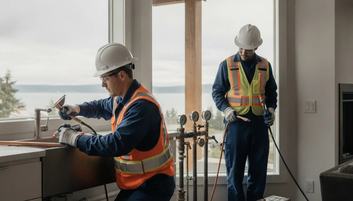 Seattle, WA plumbing repair service truck for emergency leak and pipe repair jobs