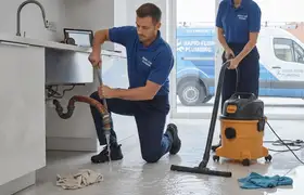 Rapid emergency plumbing service widget for Seattle, WA plumbing repair business homepage